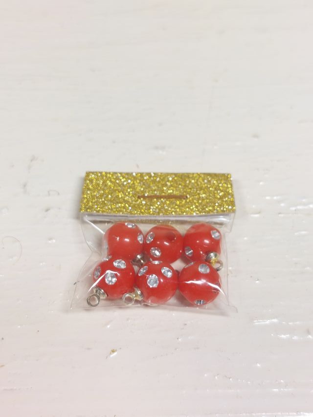 6 Bolas Navidad Escala 1:12 Dollhouse