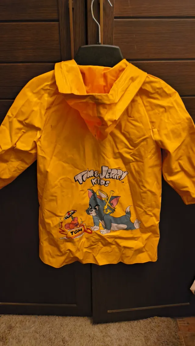 Chubasquero Tom y Jerry Niños Amarillo