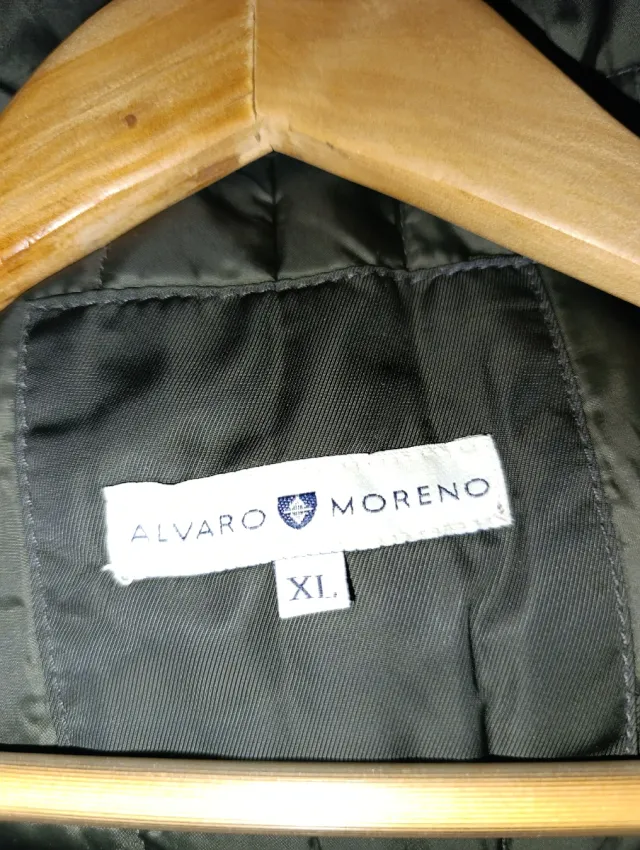 Chaqueta verde militar hombre