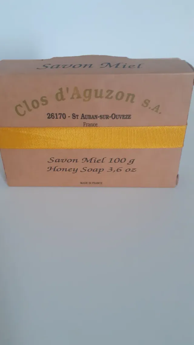 Jabón artesanal miel Francia
