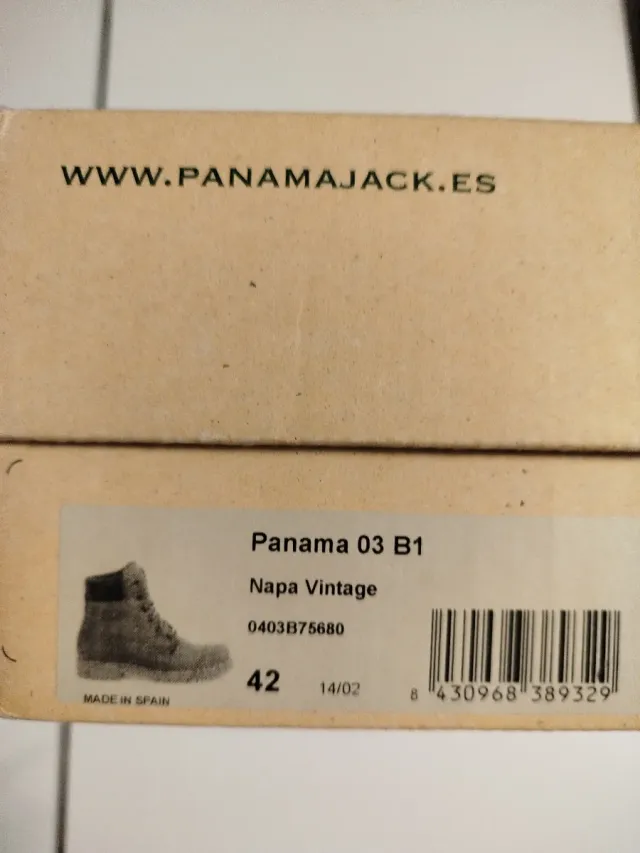 Botas Panama Jack Marrón y Verde