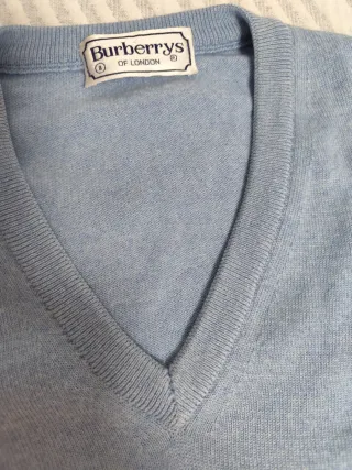 Jersey Pico Burberrys Azul Talla 8