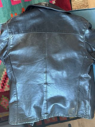 Schott NYC Chaqueta Naval Piel Talla M