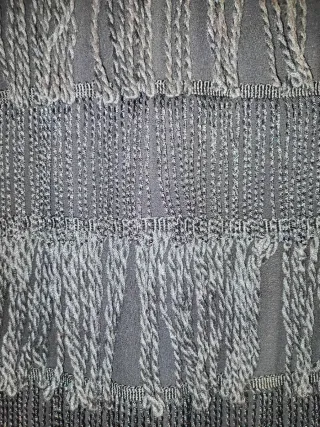 Vestido Zara negro con flecos