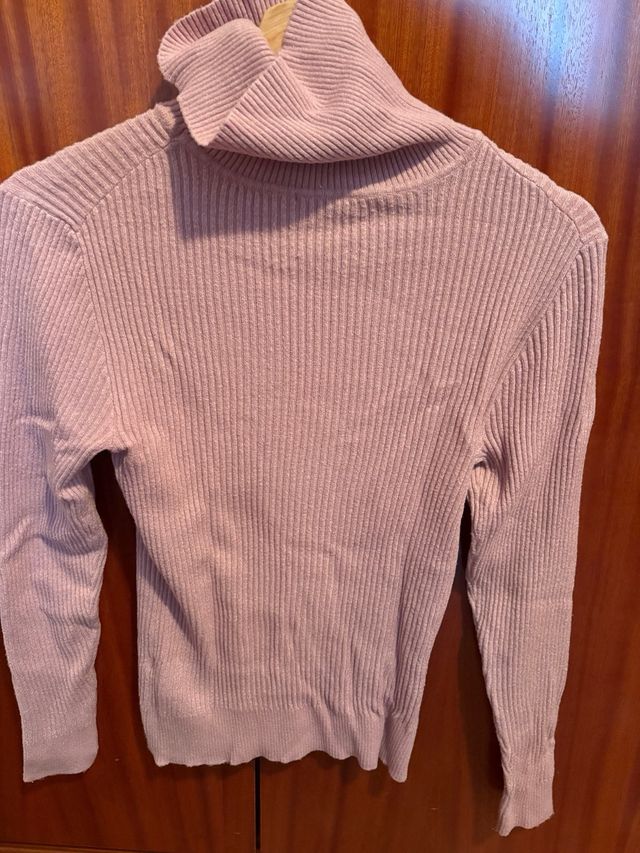 Jersey rosa cuello alto