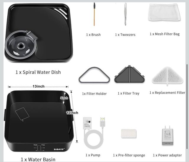 Fuente de agua perros y gatos NUEVO SIN USAR