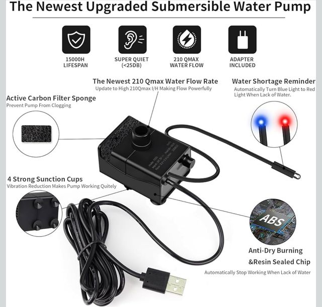 Fuente de agua perros y gatos NUEVO SIN USAR