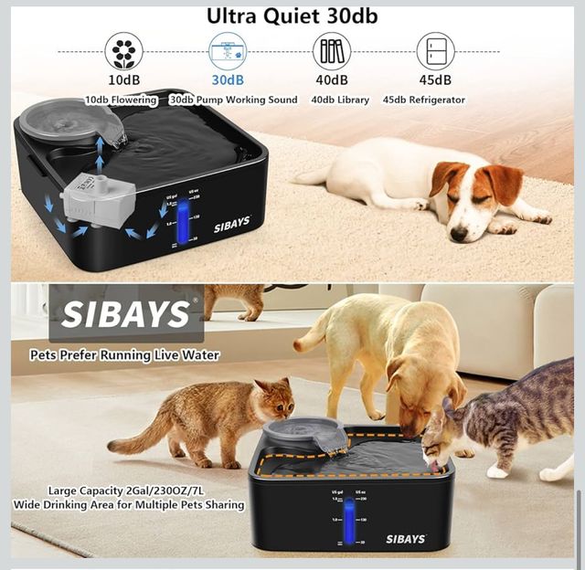 Fuente de agua perros y gatos NUEVO SIN USAR