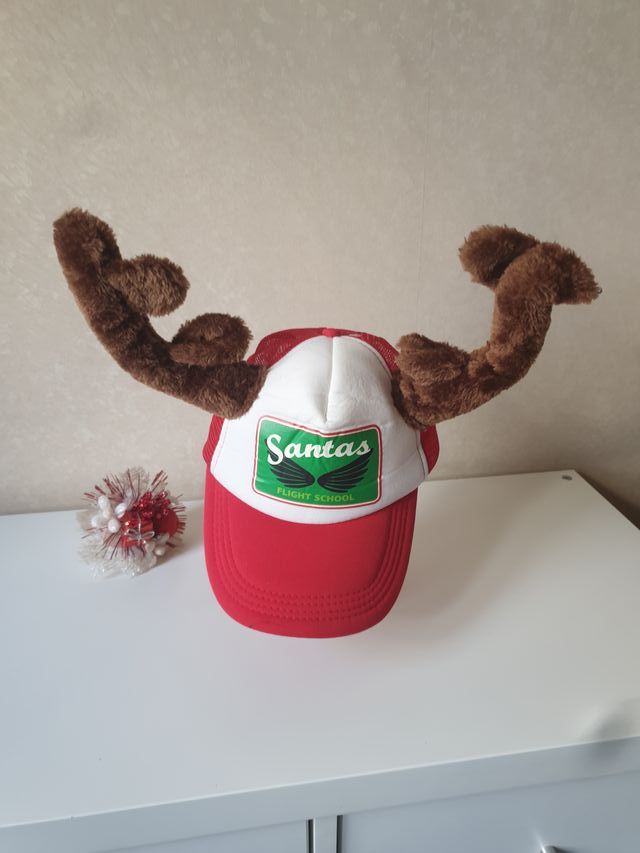 Cappello Natale Renna Santas Flight School