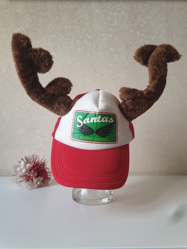 Cappello Natale Renna Santas Flight School
