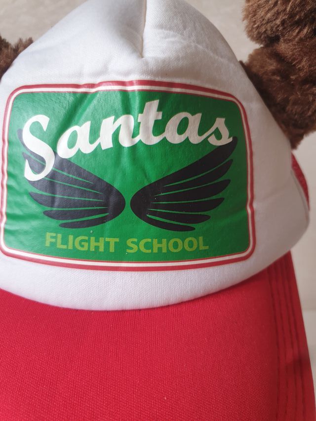 Cappello Natale Renna Santas Flight School