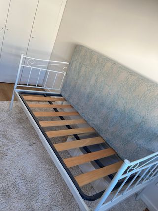 Estructura Cama Diván Blanca