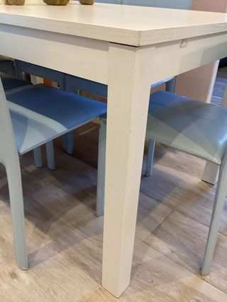 Mesa extensible blanca Ikea