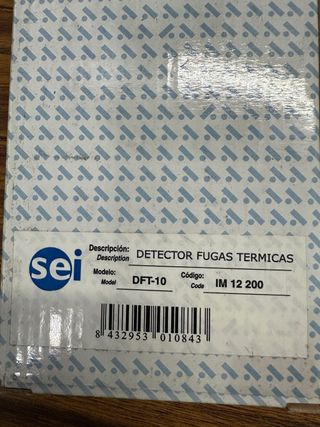 Detector Fugas Térmicas SEI DFT-10