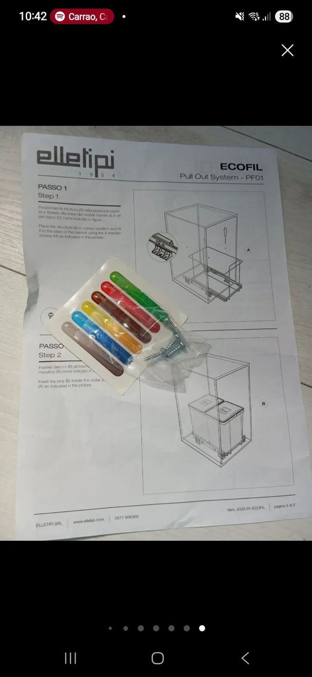 OFERTA Cubo Basura Extraíble Gris