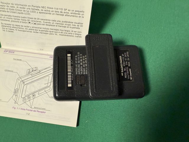 Buscapersonas NEC Receptor Alfanumérico IDP WIDE