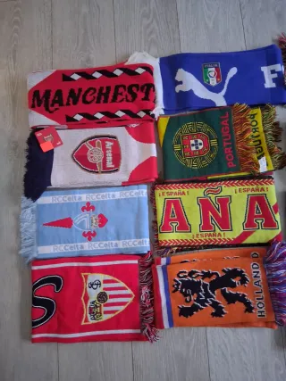 Lote Bufandas Fútbol Varias Selecciones