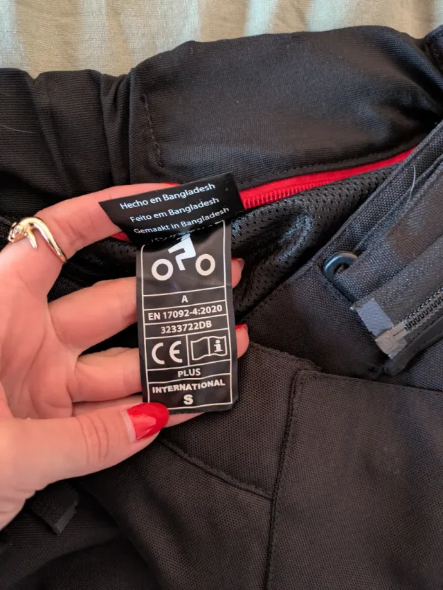 Pantalón de moto mujer Alpinestars negro