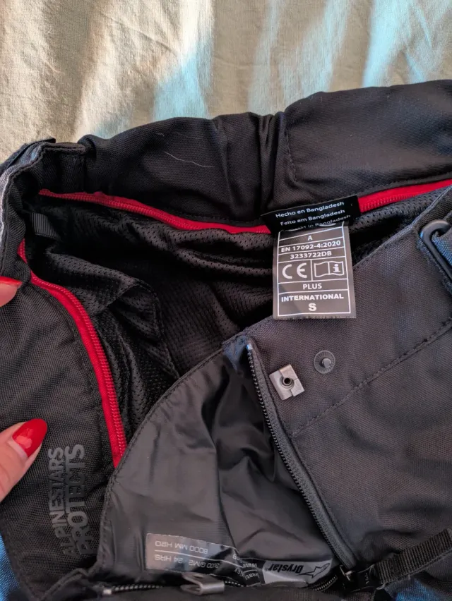 Pantalón de moto mujer Alpinestars negro