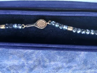 Bracciale Oro Rosa 18k Ematite