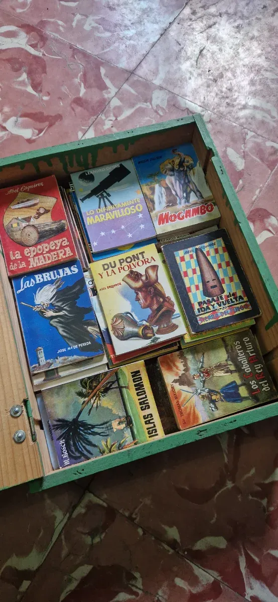 80 libros de bolsillo antiguos enciclopedia PULGA