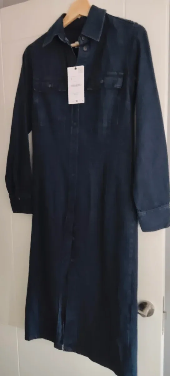 Vestido vaquero Zara azul
