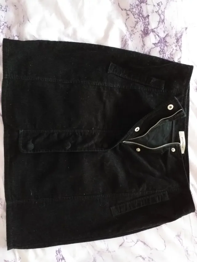 Falda pana negra Promod Talla L