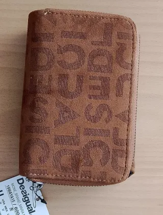 Monedero Desigual Maria Mini Marrón