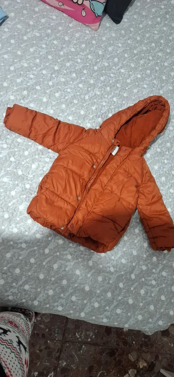 Chaquetón unisex naranja Talla 18-24