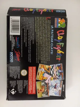 Clay Fighter Super Nintendo PAL Snes
