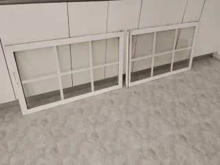 Hojas de ventana con cuarterones