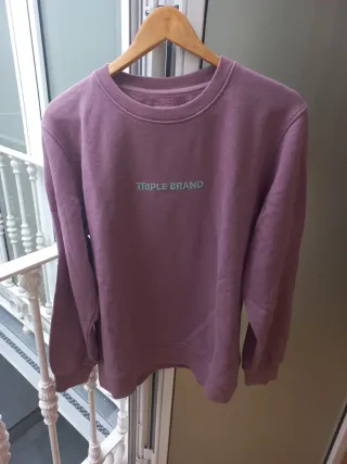 Sudadera Triple Brand Morada