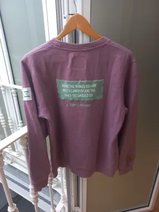 Sudadera Triple Brand Morada