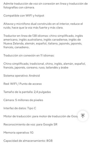 Traductor Electrónico Portátil