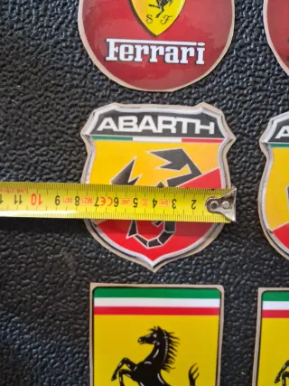 Set adesivi auto Ferrari, Abarth, Lamborghini