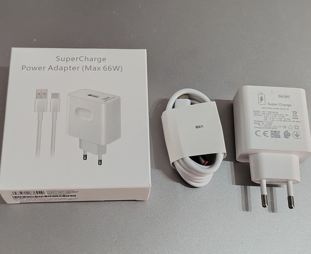 66W Cargador compartible Honor Huawei SuperCharge