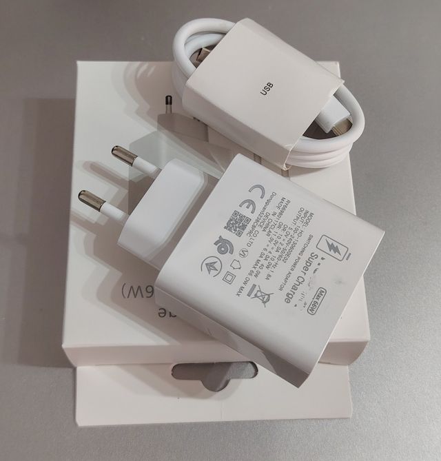 66W Cargador compartible Honor Huawei SuperCharge