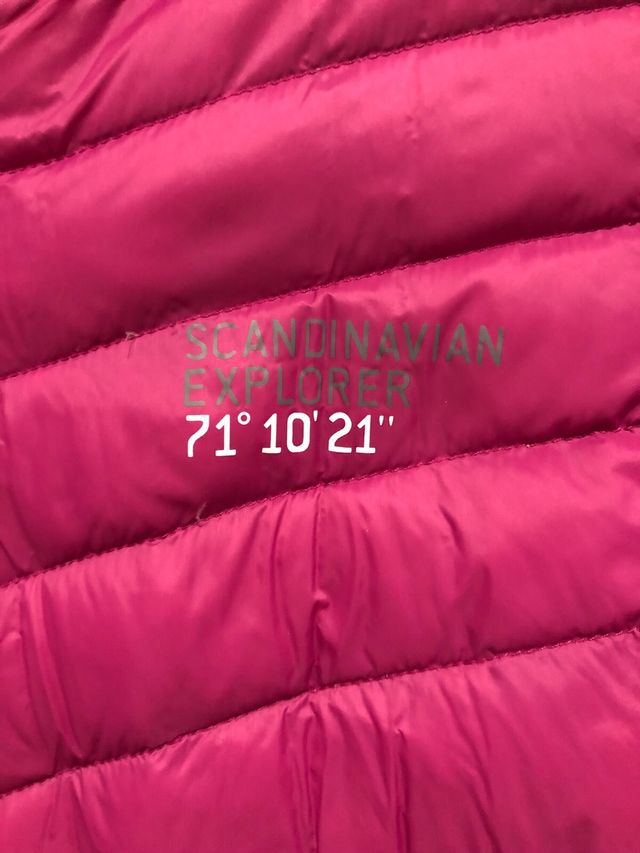 Chaqueta acolchada comprada en Noruega