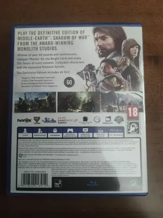 Shadow of War Definitive Edition PS4