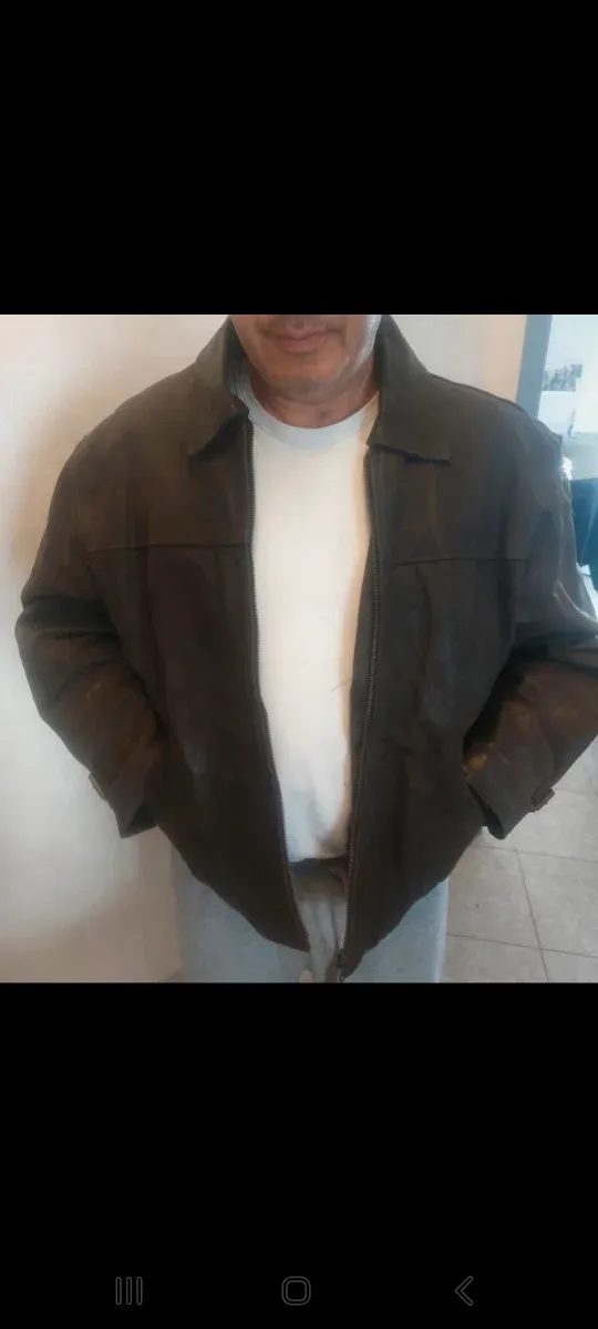 Giaccone uomo corto imbottito marrone