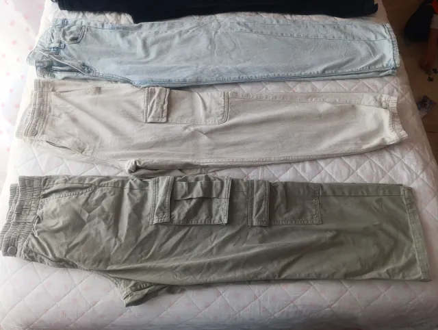 4 Pantalones Niña Talla 12