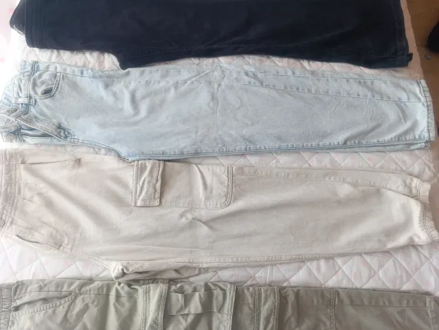 4 Pantalones Niña Talla 12