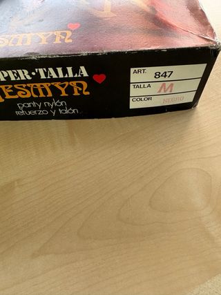 Medias Panty Super•Talla Negro