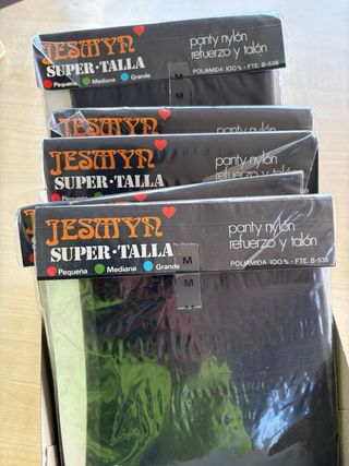 Medias Panty Super•Talla Negro