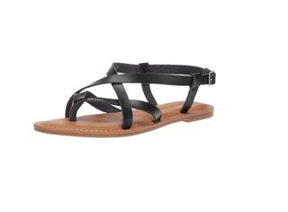 Sandalias Tiras Dedo Marrones y Negras Talla 37.5