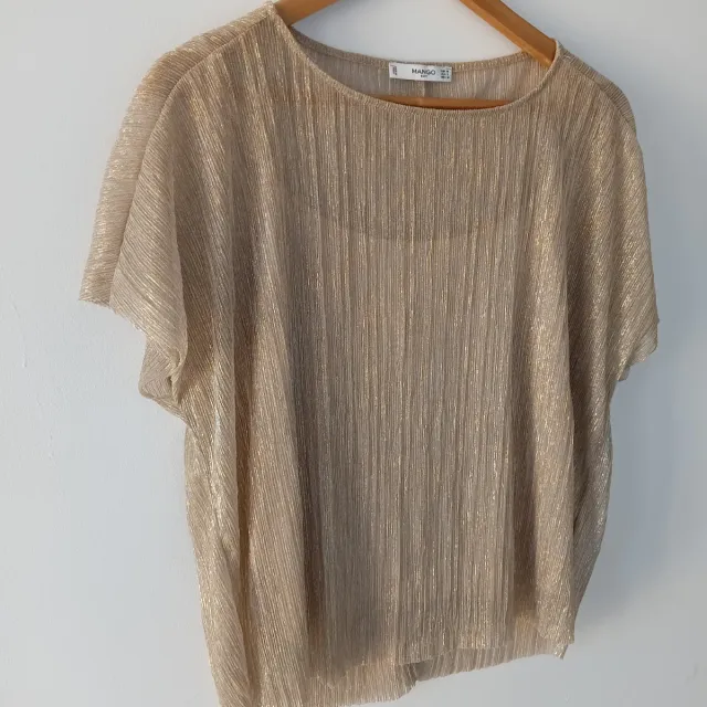 Blusa Mango Brillos Talla M