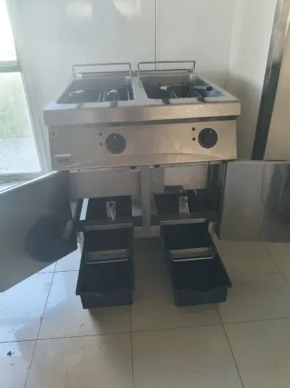 Freidora Profesional Zanussi Doble electrica