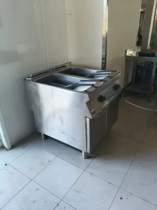 Freidora Profesional Zanussi Doble electrica