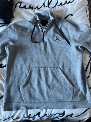 Sudadera Jordan Media Cremallera Gris XL