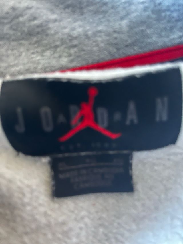 Sudadera Jordan Media Cremallera Gris XL